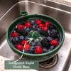 Large Capacity Swirl Fruit Washing Drain Bowl Automatic Fruit Washing Machine  for Vegetable Fruits