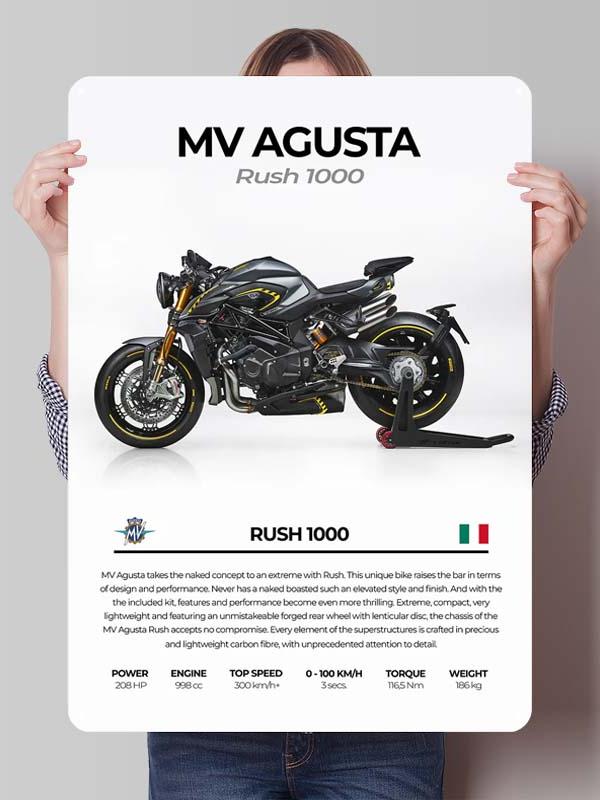 Жестяная табличка MV Agusta Постер с мотоциклом Декор спальни Декор комнаты Мужские Индивидуальные металлические таблички для гаража Настенное искусство Декор