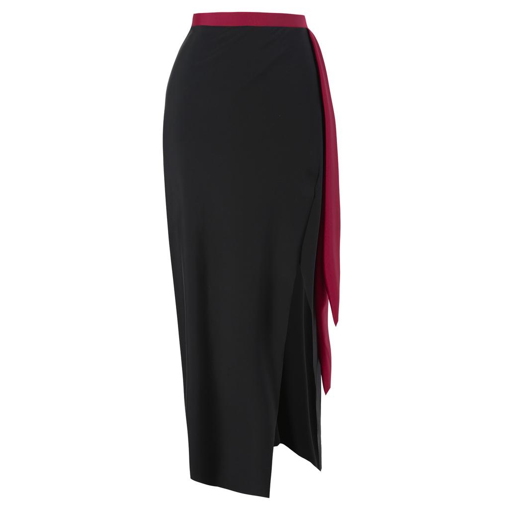 Новый цельный купальник с оборками, однотонный купальник в стиле ретро с одним плечом и юбкой из полиэстера