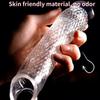 Realistic Penis Sleeve Vibrator Penis Enlargement Delay Ejaculation Reusable Condom Dick Cover Sex Toys for Men Sex Products