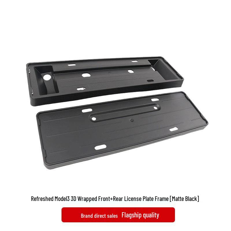 Tesla Model 3/Y License Plate Frame - New Version, Full Protection Holder