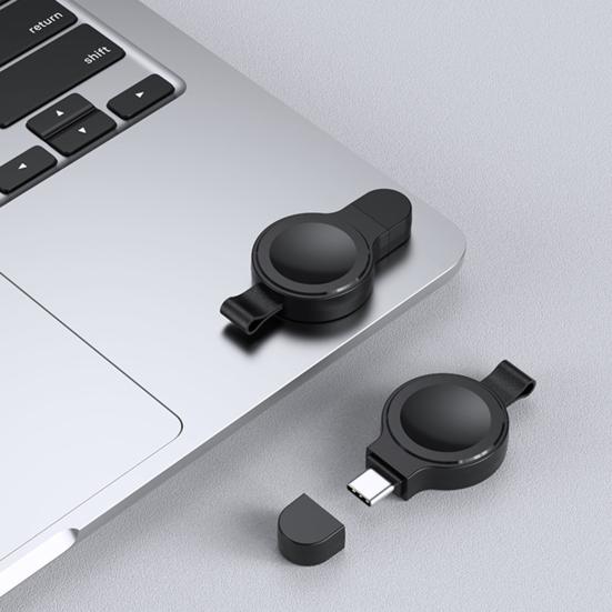 Magnetic Wireless Watch Charger Portable Pocket-Sized Smartwatch Charger Type-C Charging Dock Station for Apple Watch 8 7 6 5 4 3 2 1 SE