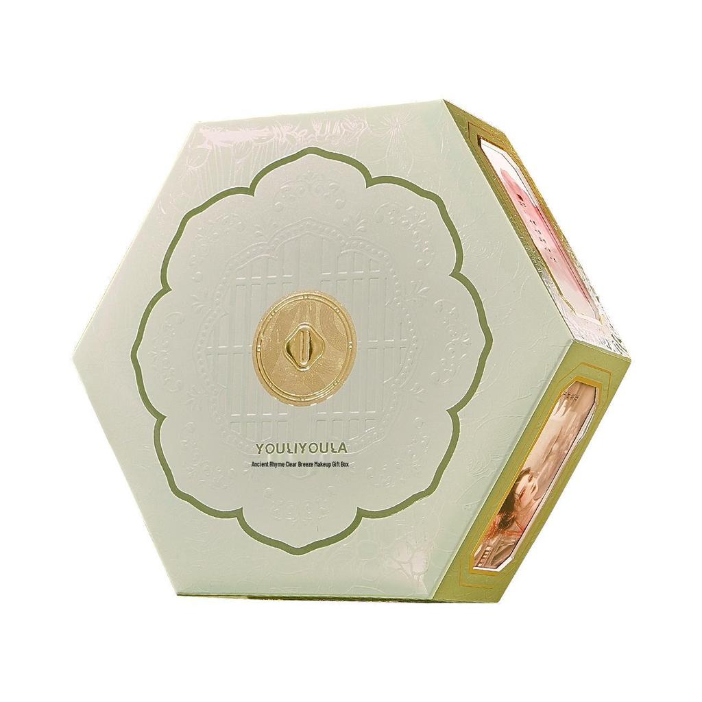 Ancient Rhyme Chinese Style Cosmetics Gift Set with Makeup Brushes