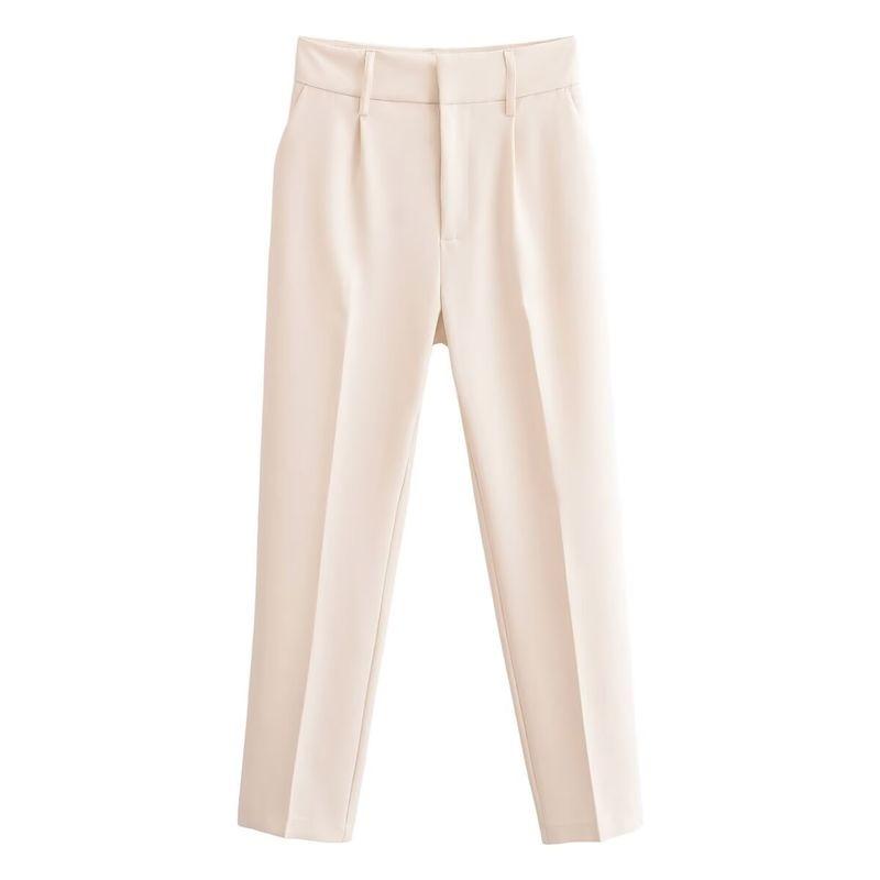 Kaslead New Arrival Women's Clothing Fashion Style Fashion Minimalist All-Match Multicolor High Waist Casual Suit Pants