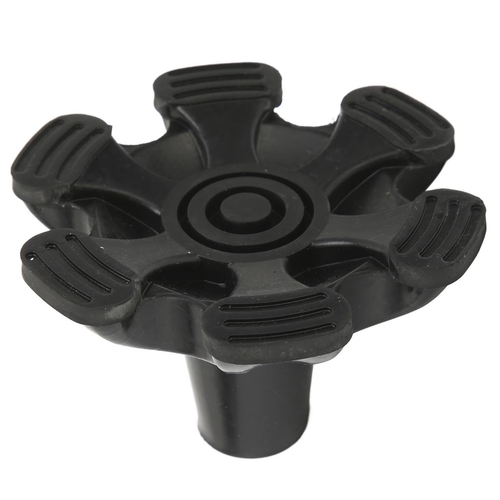 Наконечники трости 6-колонный дизайн нескользящие резиновые 19 мм наконечники костылей для трости для ходьбы и стрельбы