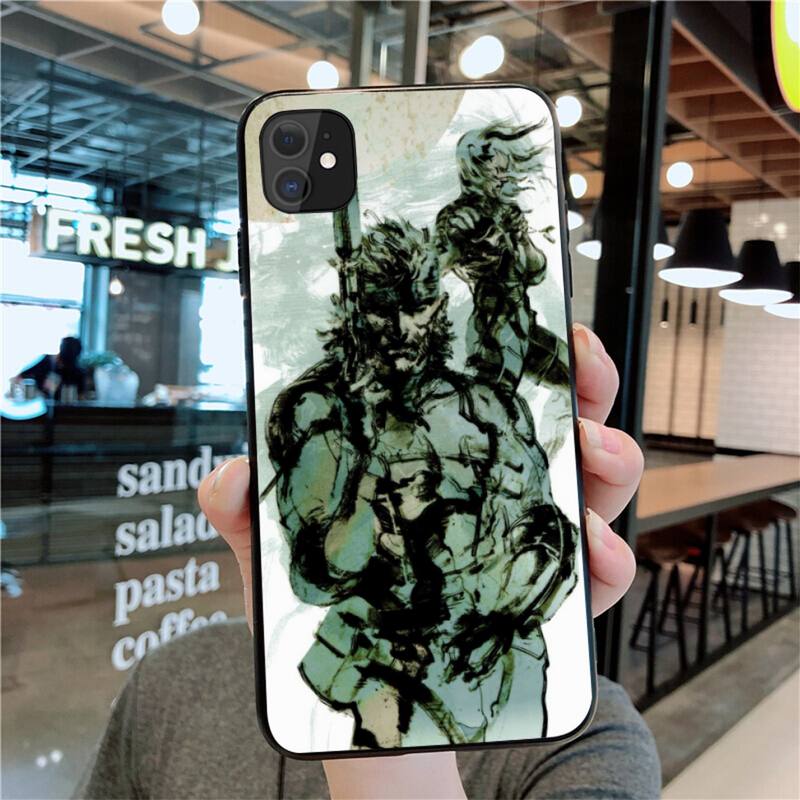 Чехол для телефона Game Metal Gear для iPhone 12 pro max mini 11 pro XS MAX 8 7 6 6S Plus X 5S SE 2020 XR
