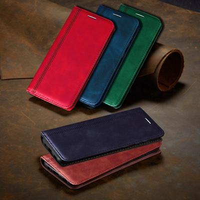 Кожаный магнитный чехол-книжка для Samsung Galaxy A21S A51 A71 A01 Core A11 A31 A41 A70 A50 A30 A40 A20 A10 S M21 M51 S20 FE Ultra Plus, откидная крышка-бумажник