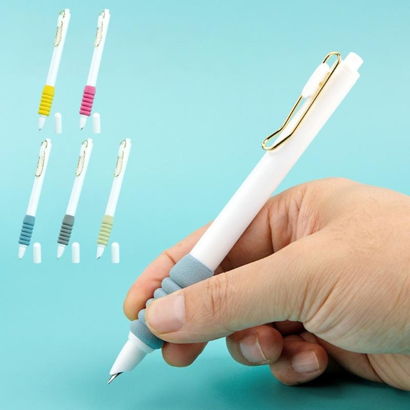 6 шт. поршневая перьевая ручка для детей, студентов, для практики письма, перьевая ручка с тонким пером 0,38 мм и выдвижным пером