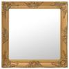 VidaXL Wall Mirror Baroque Style 60x60 Cm Gold 320333