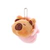 Креативный флип капибара кулон плюшевая кукла брелок мультяшная капибара чучело животного брелок плюшевая игрушка рюкзак подвесной декор