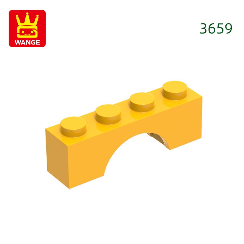 Нетоксичные 81 шт./лот 3659 1x4x2 Плоские арочные строительные блоки Moc Строительные аксессуары Детали Совместимые с Кирпичами Детские игрушки Подарок