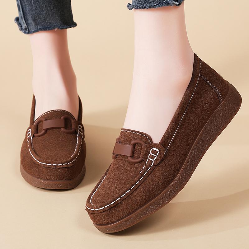 Женские туфли на плоской подошве Лоферы Обувь для вождения Мокасины Плоские туфли Повседневная обувь для ходьбы Минималистская летняя обувь для мам