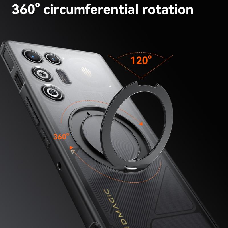 Металлическое кольцо-держатель 360°, противоударный чехол для ZTE Nubia RedMagic 11 Air, магнитная крышка для беспроводной зарядки