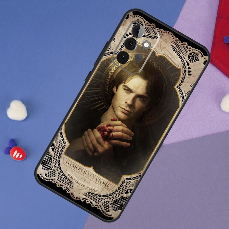 Кейс Damon Salvatore Дневники вампира Для Samsung Galaxy A55 A35 A32 A12 A22 A52 A06 A54 A34 A14 A56 A36 A26 A16 A13 A53 A15