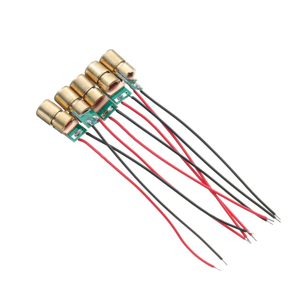 Hot Sale 5 Million Watt Red Sight Adjustable Lasers Laser Diodes Dot Diode Module 650nm 6mm 3V