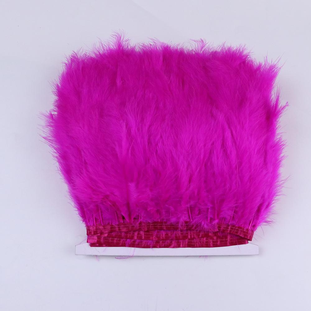 2 5 10 Метров цветной отделки из перьев марабу индейки 4-6 дюймов, бахрома из перьев для шитья, рукоделия, украшения свадебного платья для вечеринки