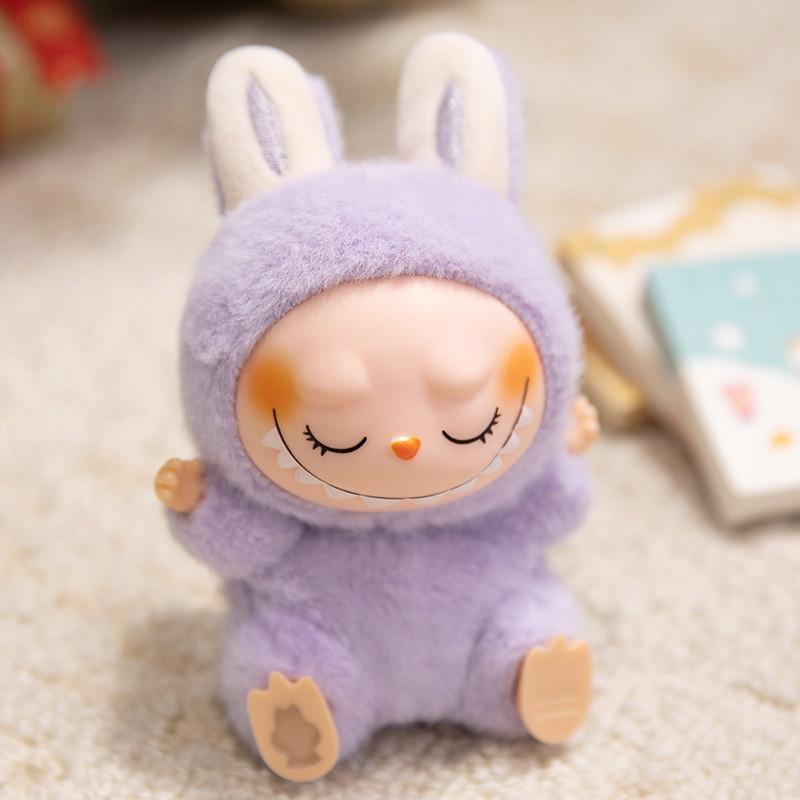 Shy Cute Happy Expression Cartoon Rabbit Plush Toy Doll For Collectors
