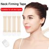 10 шт. мгновенной подтяжки шеи ленты невидимые натуральные подтягивающие полоски для шеи лица челюсти шеи уменьшающие морщины полоски антивозрастные патчи для шеи