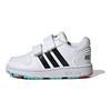 adidas Neo Hoops 2.0 Удобные Универсальные Прочные Низкие Кроссовки для Ходьбы Детская Обувь Белый Черный H01551