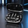 Portable Charging Case with Digital Display 3-in-1 Wireless Earbuds Chargeable Power Bank Case, 3 Pairs Interchangeable Clip/in-Ear/Sleep Adjustable