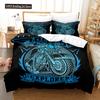 Motorcycle Duvet Cover Set Dirt Bike Extreme Sports Theme For Boy Girl Motocross Racer Polyester Bedding Set King Queen Size