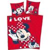 Bedding Set - DISNEY - Minnie - Duvet Cover 140x200 Cm - Pillowcase 63x63 Cm - 100% Microfiber