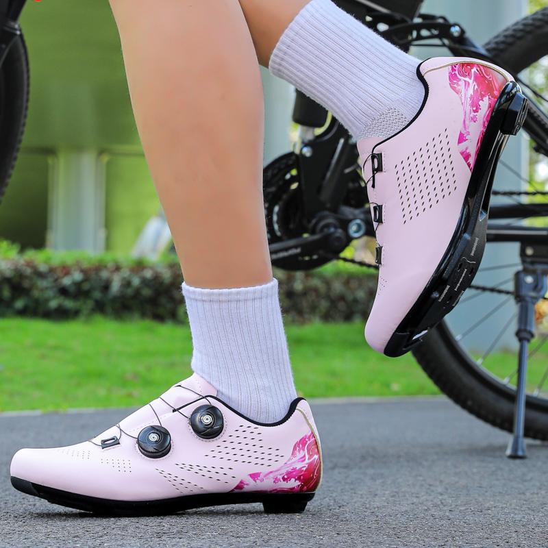 Велотуфли для шоссейного велосипеда, Удобные велосипедные туфли для мужчин и женщин, С жесткой подошвой, Легкие, Дышащие, Профессиональные велосипедные туфли для горного велосипеда