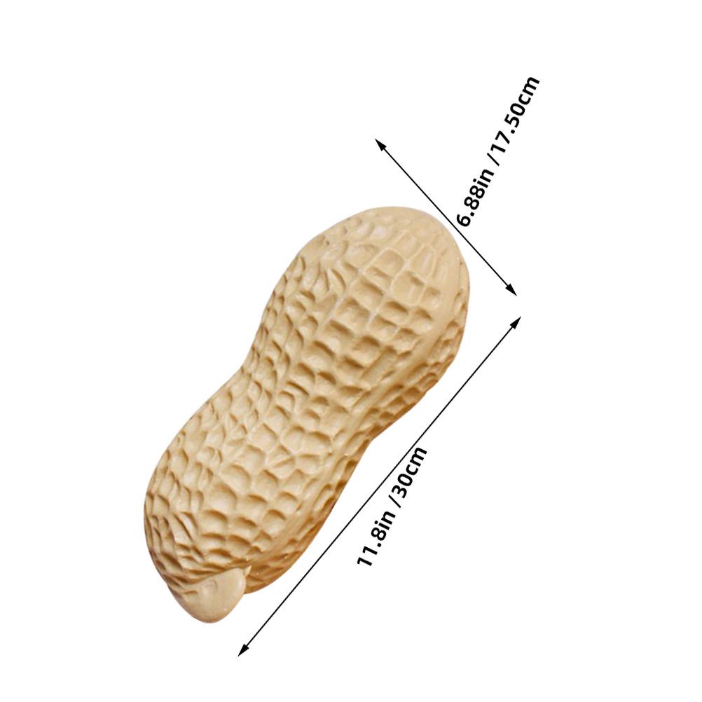 30Cm Giant Simulation Peanut Photo Prop Unique Design Artificial Peanut Decor Holiday Table Centerpiece ornament Display Model
