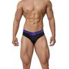 Men's Low-Rise Laser Gradient Briefs - Breathable Modal with U-Convex Pouch and Hip-Lifting Design