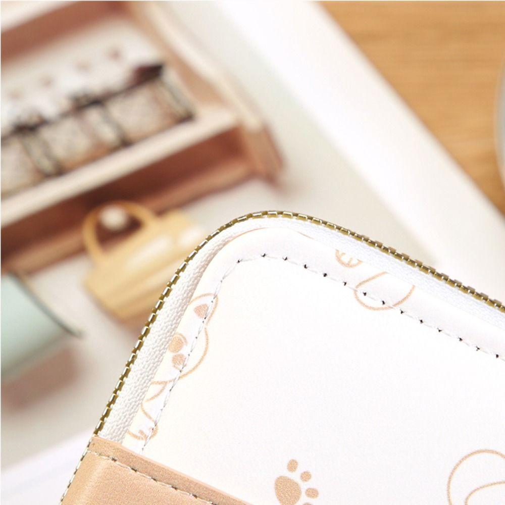 Multi-function Short Wallet Cat Pattern Card Holder Bag New Card Wallet Girl