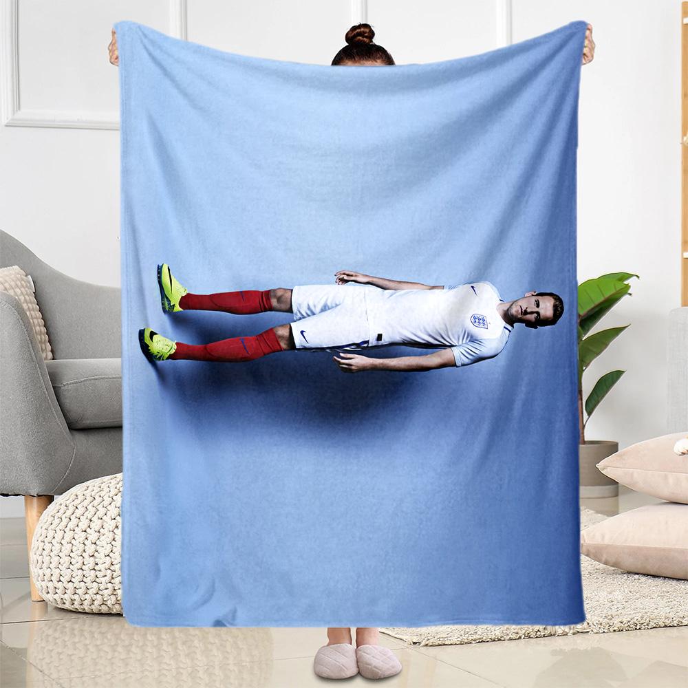 England's Kane Celebrates Goal Blanket Soft Warm Cozy Suitable for Office Chair Office Bed Four Seasons Multipurpose Warmthful Decor