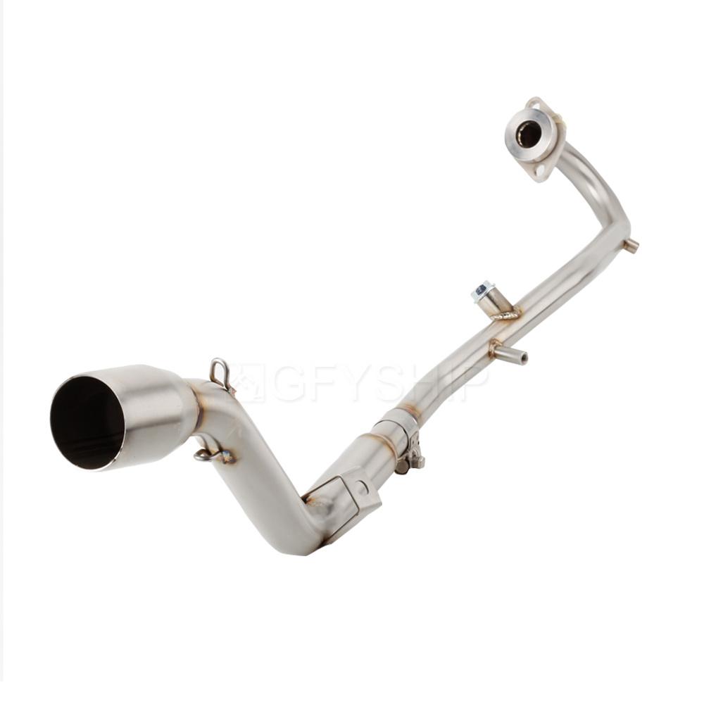 For Suzuki DR 125 2008 to 2013 2014 2015 DR125 DR125SM DR 125 SM Escape Slip-on Motorcycle Exhaust Muffler Header Down Link Pipe