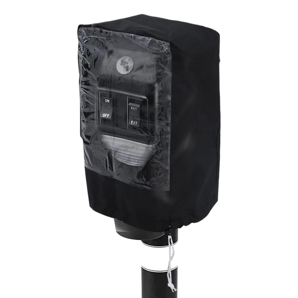 Защитная крышка для домкрата автодома, погодостойкий протектор, крышка для дышла с прозрачным окном для автодома, мобильного дома, гаража, внедорожного прицепа, морского транспорта