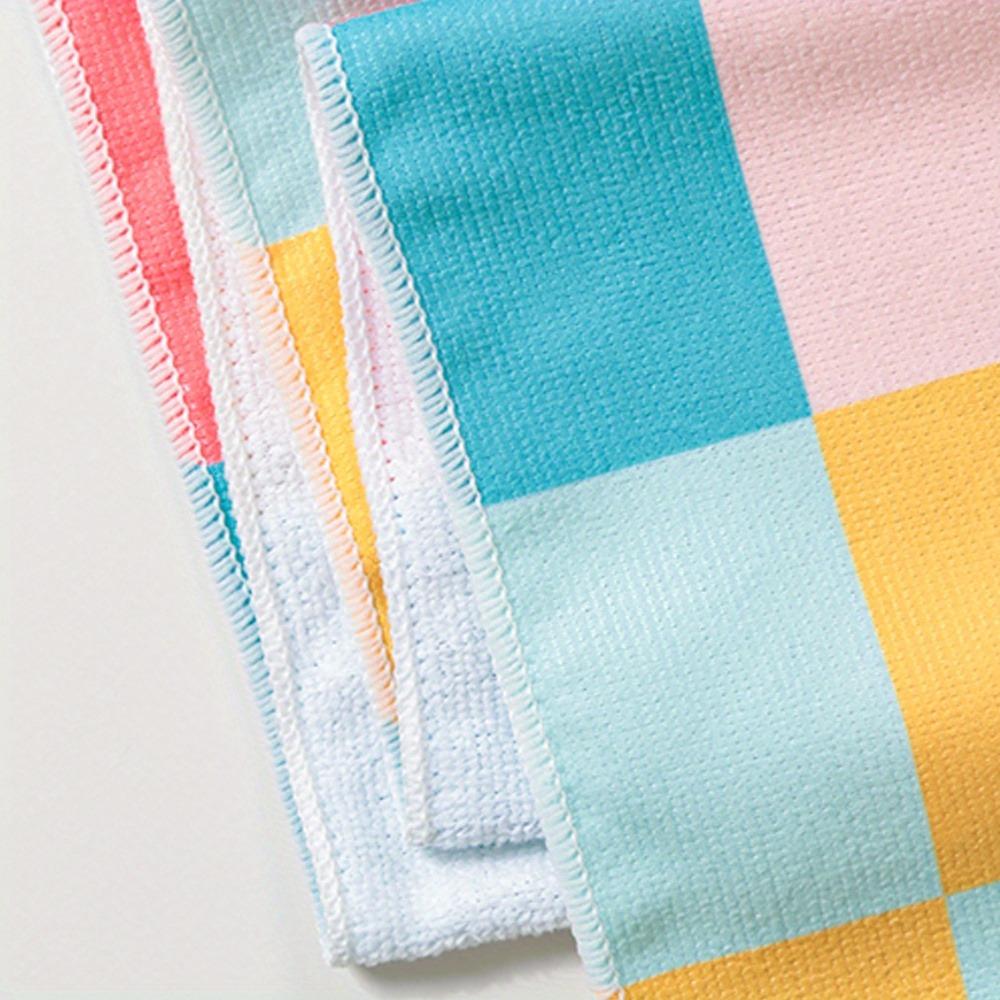 1PC Beach Towel Rainbow stripes Corlorful pattern Perfect gifts Birthday gift Quick-Dry Towel For Bath Yoga Tourism Swimming