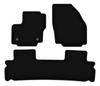 БАЗОВЫЕ черные велюровые коврики для: Минивэн Ford Galaxy MK2 (2012-2015)