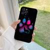 Красочный милый чехол YNDFCNB Paw для iPhone 6 7 8 Plus 11 12 13 14 Pro SE 2020 MAX Mini X XS XR, задняя крышка