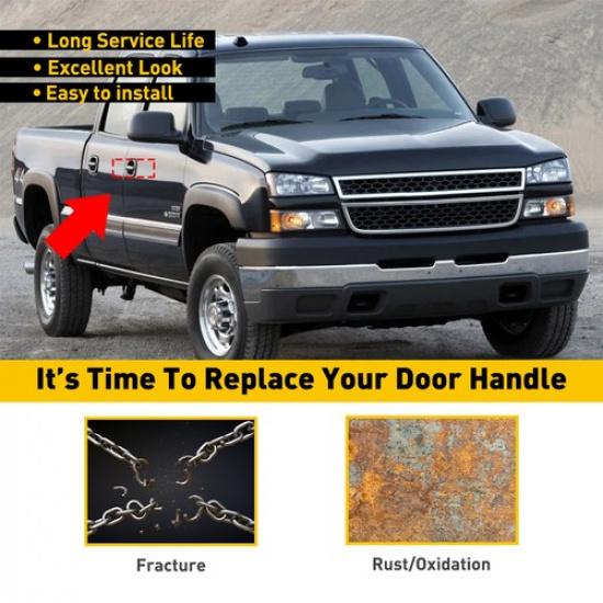 Door Handle Outside Exterior Front Passenger Fit Side Right GMC Chevy Cadillac