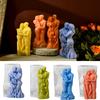 3D DIY Скульптуры Поцелуя Пары Силиконовые Формы Для Шоколадного Торта Новая Форма Для Свечи Домашний Декор