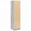 Grey Sonoma Wardrobe 50 x 50 x 200 cm Engineered Wood