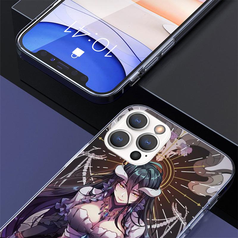 Overlord Anime Phone Case For iPhone 17 Air 16 Pro Max 16E 15 + 14 Plus 11 12 13 Mini 7 8 SE Gift Print Cover Fundas 17 Air 16 P