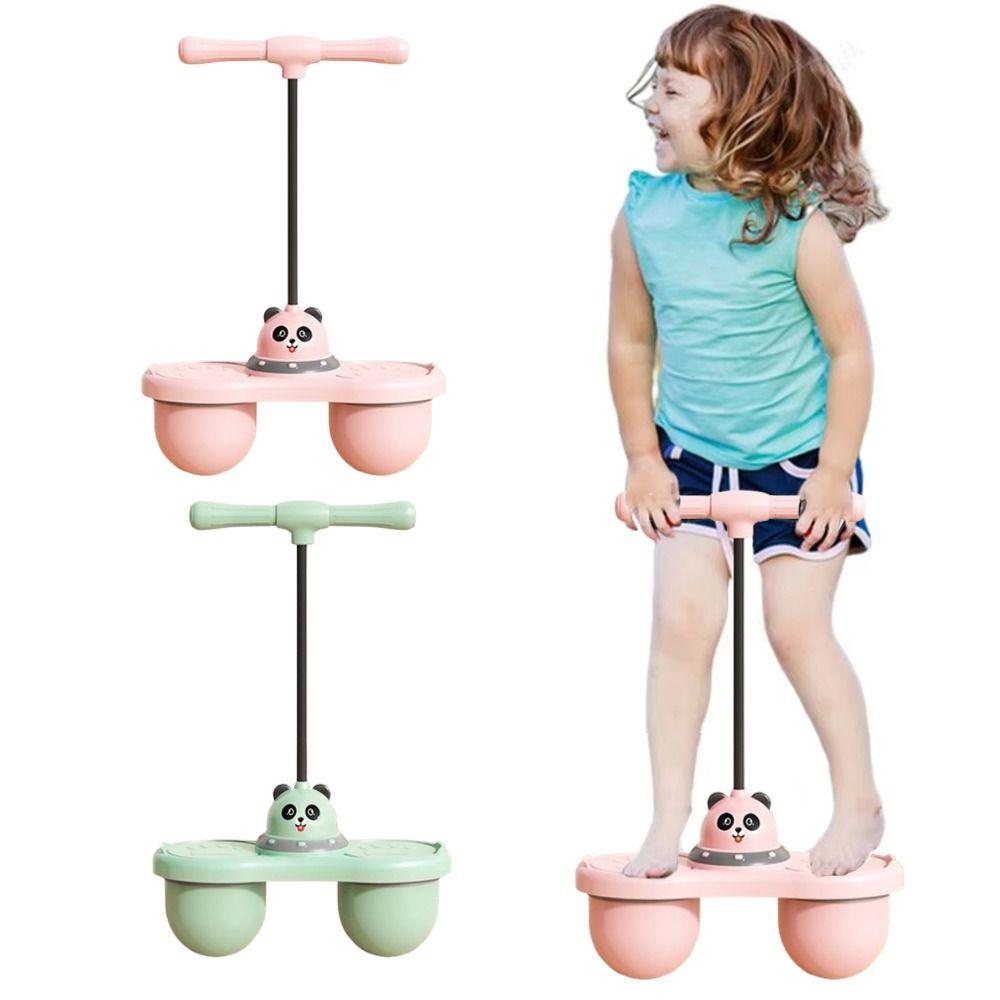 Мультяшный уличный прыгающий мяч двойной мяч детские прыгающие мячи эластичный балансировочный мяч игрушки расти выше