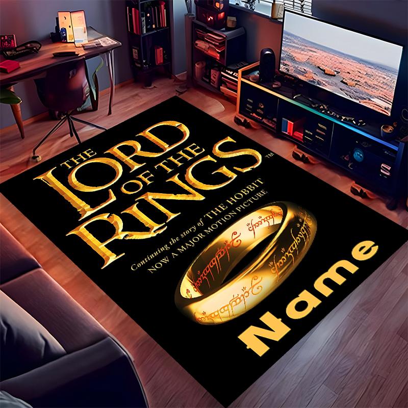 Custom personalization The Fellowship of the Ring Print Area Rug - Soft, Washable Non-Slip Indoor Mat,Living Room,Home&Office Decorative Rug
