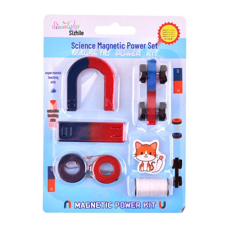 Креативный магнитный силовой набор: Веселый научный эксперимент для учеников начальной школы