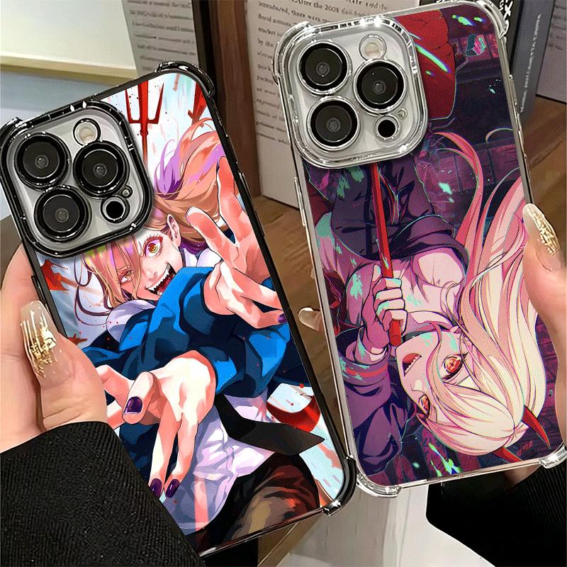 Мягкий чехол для телефона с персонажем аниме Power CSM для Xiaomi Poco X7 X8 Pro Max X6 X5 X3 F8 Ultra F7 M8 M7 M5S Redmi 15C 15A 15 14C 13C