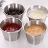 6 Pcs Leakproof Stainless Steel Wine Glass 70ml Stainless Steel Sauce Cups  Home Use