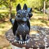1pc Halloween Magic Black Dragon Snake Griffin Unicorn Mysterious Witches Statue Home