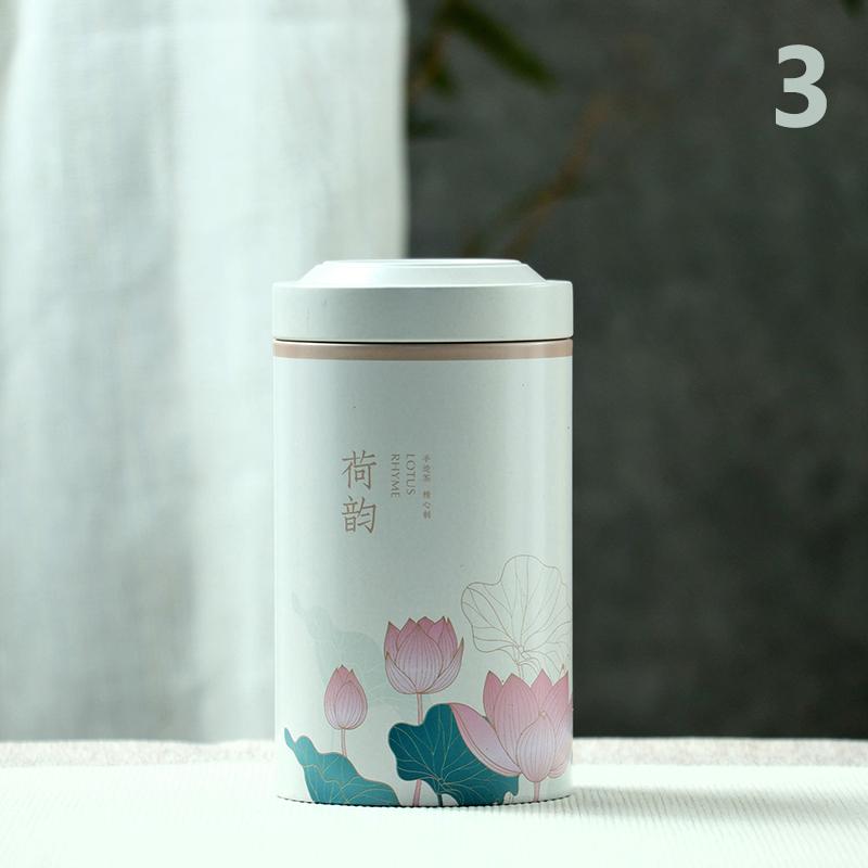 Empty Tin Tea Pot Tea Box Household Storage Portable Tea Pot Sealed Pot Living Room Coffee Table Decorative Accessories