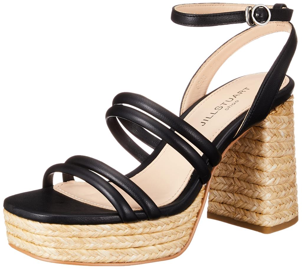 Stuart Sandals Raffia Style Platform Sandals 6508 B Cm E [Jill Shoe] Women's 22.5