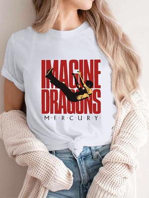 Новый стиль Винтаж Imagine Dragons футболка рок-группа уличная одежда Breath Fashion унисекс футболка новая футболка футболка унисекс унисекс летние топы унисекс