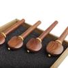 4Pcs Wood Cello Pegs Tuners Set Mahogany Cello Pegs Cello Part Tuning Pegs